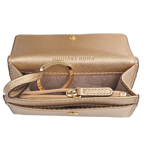 michael kors gold coin purse|michael kors coin purse wallet.